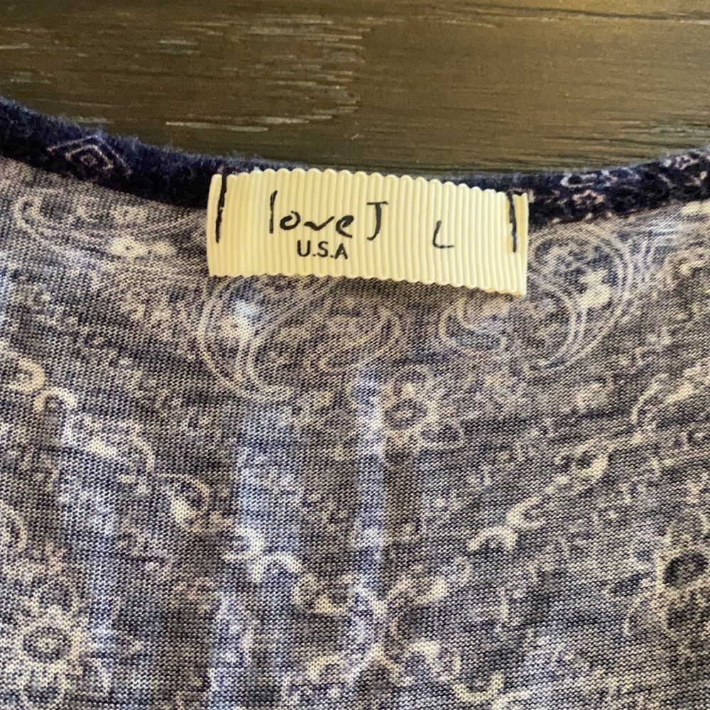 Blue bandana print tank top - Picture 2 of 4